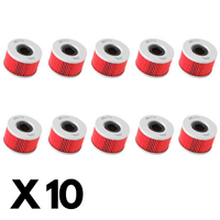 10 Pack K&N Oil Filter for Honda CB250T1-T2 1978-1981