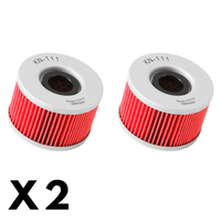 2 Pack K&N Oil Filter for Honda CB250 Hornet 1996-2001