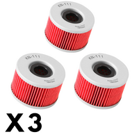 3 Pack K&N Oil Filter for Honda CMX250 1985-1987