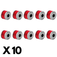 10 Pack K&N Oil Filter for Honda XR250 1982