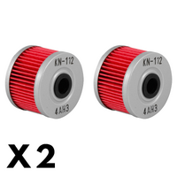 2 Pack K&N Oil Filter for Kawasaki KLX300R Comp 1997-1998