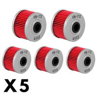 5 Pack K&N Oil Filter for Kawasaki KLX110L 2010-2020