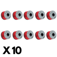 10 Pack K&N Oil Filter for Gas Gas 450 Wild HP 2003-2008 (KN113)