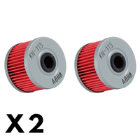 2 Pack K&N Oil Filter for Kawasaki KL250 Super Sherpa 1997-1998