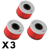 3 Pack K&N Oil Filter for Honda TRX500FA7 IRS 2015-2020