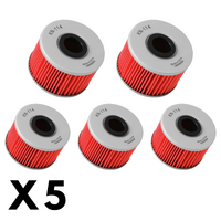 5 Pack K&N Oil Filter for Honda Talon R 2019-2023 (KN114)
