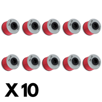 10 Pack K&N Oil Filter for Honda TRX450R 2WD 2004-2009