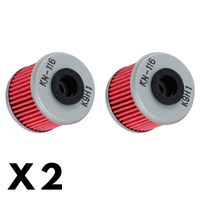 2 Pack K&N Oil Filter for Honda CRF250R 2004-2024