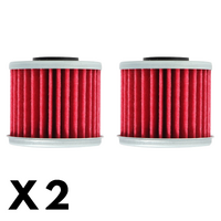 2 Pack K&N Oil Filter for Honda CRF1000L Africa Twin DCT 2016-2017 (KN117)