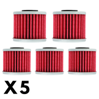 5 Pack K&N Oil Filter for Honda CRF1000L Africa Twin 2016-2019 (KN117)
