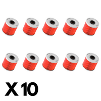 10 Pack K&N Oil Filter for Kawasaki KLX650D 1996