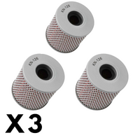3 Pack K&N Oil Filter KN-126