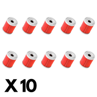 10 Pack K&N Oil Filter for Suzuki DRZ125L Big Wheel 2003-2024