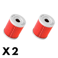 2 Pack K&N Oil Filter for Yamaha YP250 Majesty 1996-1998