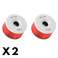 2 Pack K&N Oil Filter for Suzuki DR650S 1990-1995