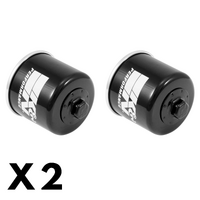 2 Pack K&N Oil Filter for Suzuki LTA750 Kingquad AXi 2014-2019