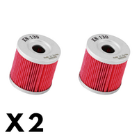 2 Pack K&N Oil Filter for Kawasaki KFX400R 2WD 2003-2007
