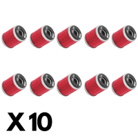 10 Pack K&N Oil Filter for Yamaha WR250R 2009-2022