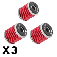 3 Pack K&N Oil Filter for Gas Gas EC250 4T SACHS 2012-2013