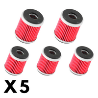 5 Pack K&N Oil Filter for Yamaha XT250 2005-2008