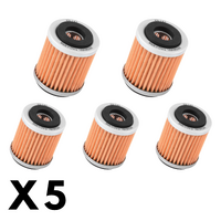 5 Pack K&N Oil Filter for Yamaha SX225 Scorpio 2015