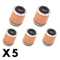 5 Pack K&N Oil Filter for Yamaha YFB250FW Timberwolf 4X4 1994-2000
