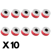 10 Pack K&N Oil Filter for Yamaha FZ600 1986-1988