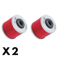 2 Pack K&N Oil Filter for Yamaha FZR250R 1989-1990
