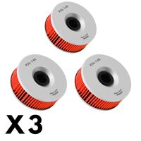 3 Pack K&N Oil Filter for Yamaha V-MAX 1985-1995