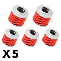 5 Pack K&N Oil Filter for BMW F650 Funduro 1993-2006
