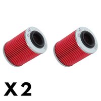 2 Pack K&N Oil Filter for Can Am Outlander 650 Max 4WD 2011-2012