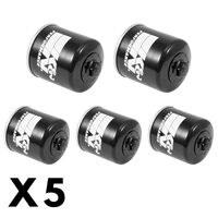 5 Pack K&N Oil Filter for Bimota DB7 Orenero 2013
