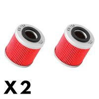 2 Pack K&N Oil Filter for Husqvarna SM530R Motard 2009 (KN154)