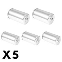 5 Pack Chrome K&N Oil Filter for Harley FXDB 1340 Dyna Glide Sturgis 1991-1992