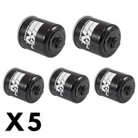 5 Pack K&N Oil Filter for Piaggio X10 2013-2015