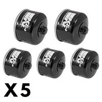 5 Pack K&N Oil Filter for Aprilia Tuareg 660 2022-2024