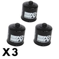 3 Pack K&N Oil Filter for Indian Scout Cast Wheels, Toso Calipers 2015-2017