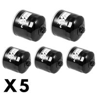 5 Pack K&N Oil Filter for Honda CBR400R Aero 1986-1987