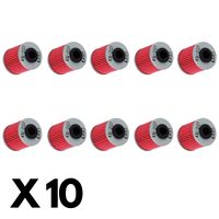 10 Pack K&N Oil Filter for Kawasaki KX250F 2004-2024