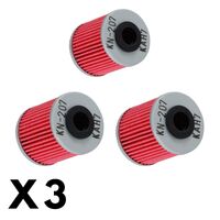 3 Pack K&N Oil Filter for Beta 250 REV 4T 2008