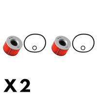 2 Pack K&N Oil Filter for Kawasaki KZ550A 1980-1983