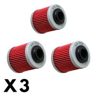 3 Pack K&N Oil Filter for Can Am DS450 EFI 2009-2013
