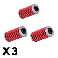 3 Pack K&N Oil Filter for Husqvarna TXC511 2011-2013