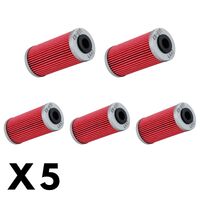 5 Pack K&N Oil Filter for Sherco 2.5 Enduro 2004-2007