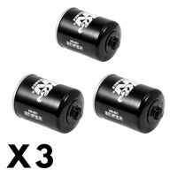 3 Pack K&N Oil Filter for Arctic Cat 1000 Cruiser 2012