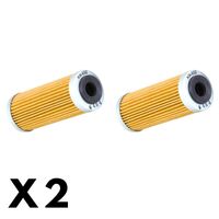 2 Pack K&N Oil Filter for KTM 500 EXCF Six Days 2017-2024