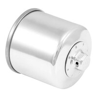 Chrome K&N Oil Filter for Kawasaki KFX700 2004-2007