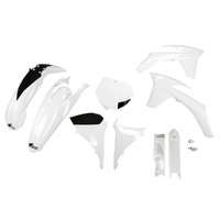 UFO Complete Plastic Kit for KTM SX 125 2011 White 509FE047