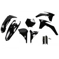 UFO Complete Plastic Kit for KTM SX 125 2012 Black 