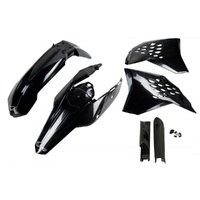UFO Complete Plastic Kit for KTM EXC 200 2009-2011 Black 